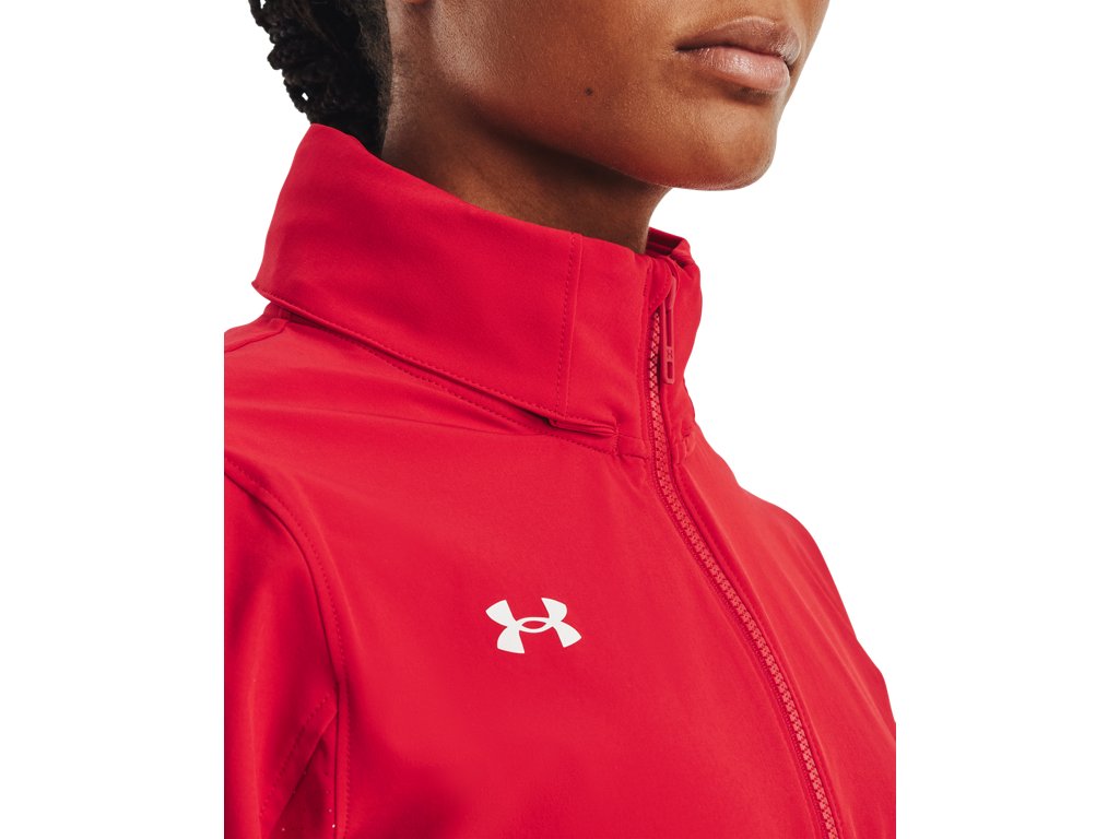 Under Armour Womens Squad 3.0 Warm-Up Full-Zip Jacket - Water Resistant