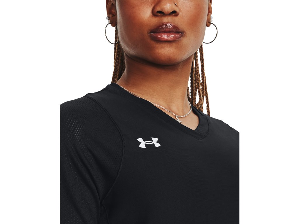 Under Armour Womens UA Volleyball Powerhouse 2.0 Long Sleeve Jersey - HeatGear Fabric with Mesh Panels