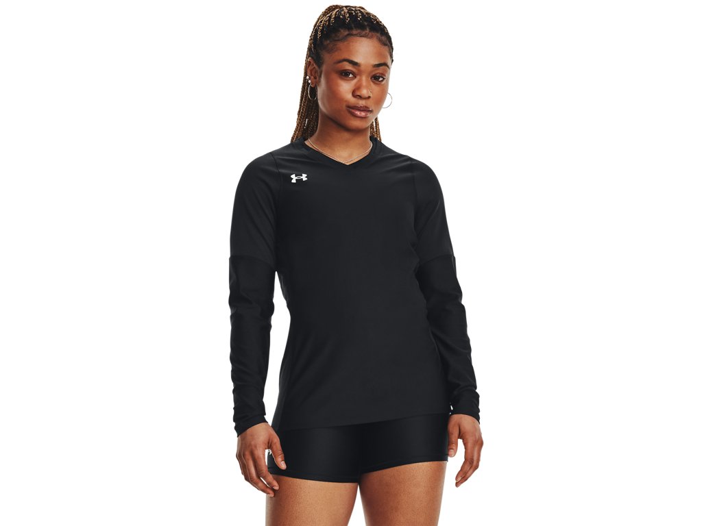 Under Armour Womens UA Volleyball Powerhouse 2.0 Long Sleeve Jersey - HeatGear Fabric with Mesh Panels
