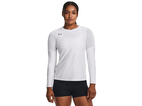 Under Armour Womens UA Volleyball Powerhouse 2.0 Long Sleeve Jersey - HeatGear Fabric with Mesh Panels