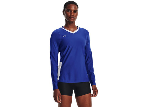 Under Armour Womens UA Volleyball Powerhouse 2.0 Long Sleeve Jersey - HeatGear Fabric with Mesh Panels