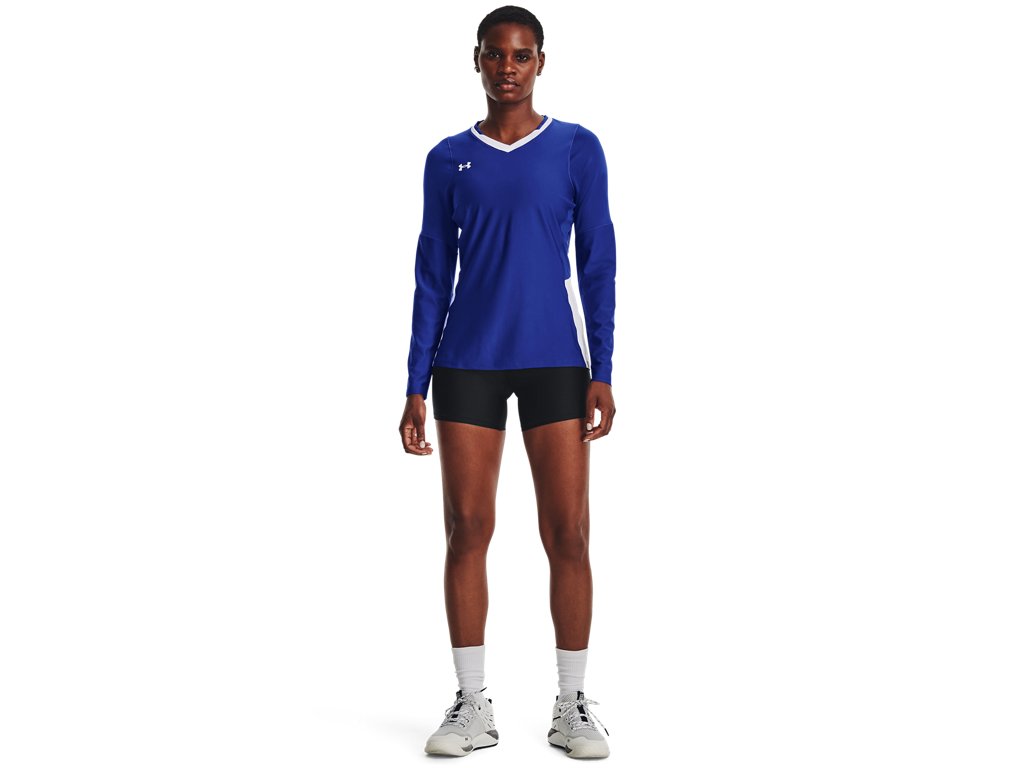 Under Armour Womens UA Volleyball Powerhouse 2.0 Long Sleeve Jersey - HeatGear Fabric with Mesh Panels