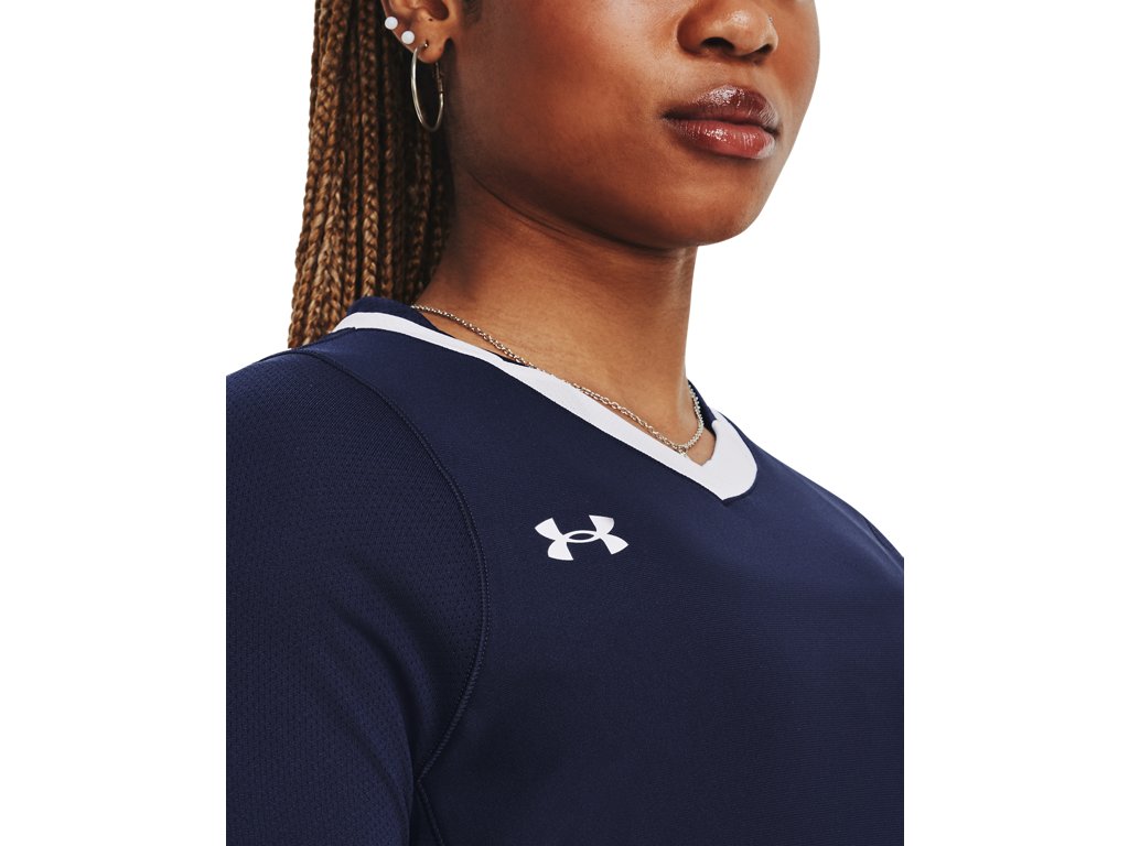Under Armour Womens UA Volleyball Powerhouse 2.0 Long Sleeve Jersey - HeatGear Fabric with Mesh Panels