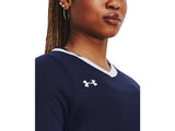 Under Armour Womens UA Volleyball Powerhouse 2.0 Long Sleeve Jersey - HeatGear Fabric with Mesh Panels