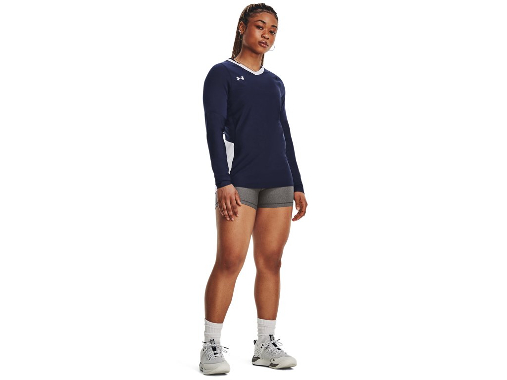 Under Armour Womens UA Volleyball Powerhouse 2.0 Long Sleeve Jersey - HeatGear Fabric with Mesh Panels