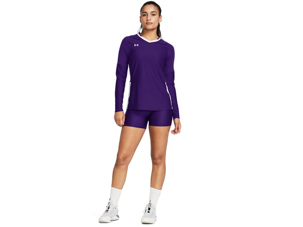 Under Armour Womens UA Volleyball Powerhouse 2.0 Long Sleeve Jersey - HeatGear Fabric with Mesh Panels