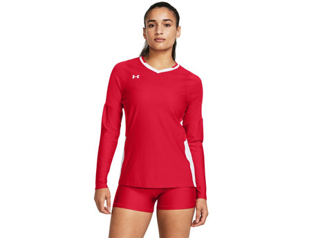 Under Armour Womens UA Volleyball Powerhouse 2.0 Long Sleeve Jersey - HeatGear Fabric with Mesh Panels