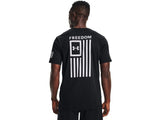 Under Armour Mens Freedom Flag T-Shirt - Quick-Drying Cotton Blend