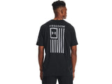 Under Armour Mens Freedom Flag T-Shirt - Quick-Drying Cotton Blend