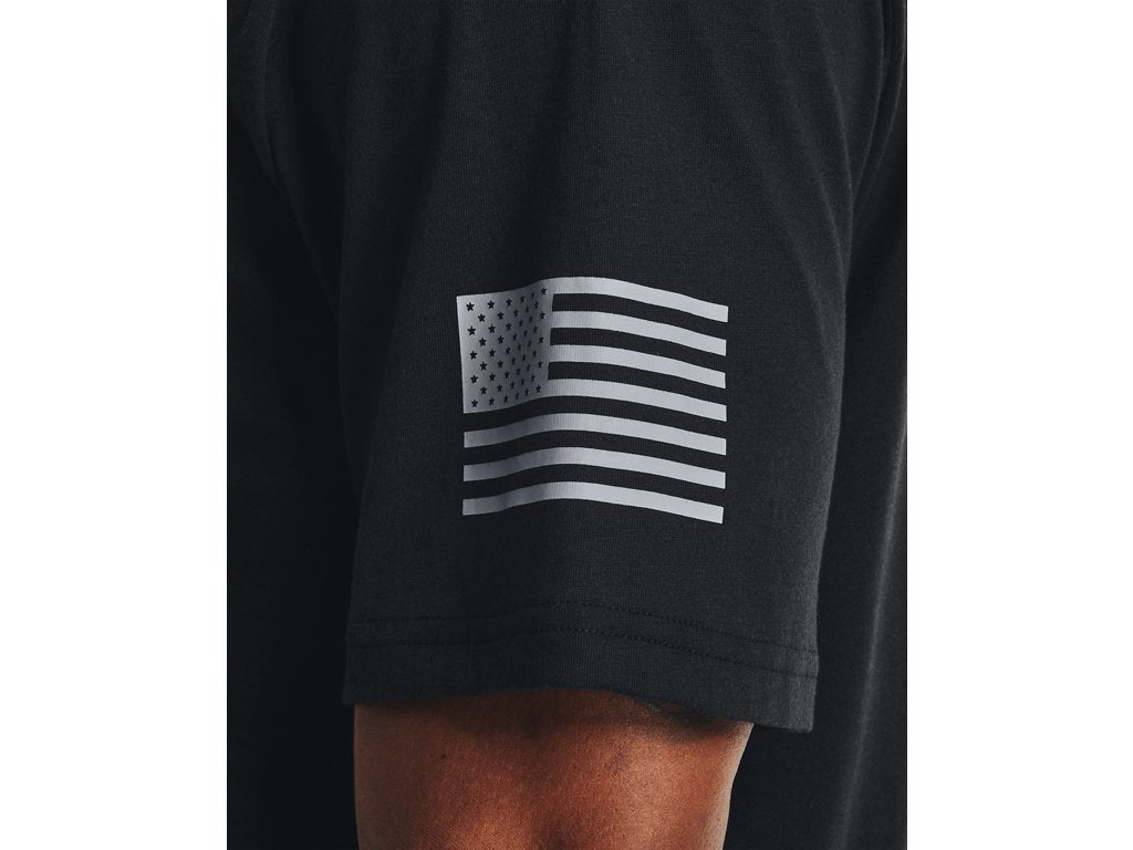 Under Armour Mens Freedom Flag T-Shirt - Quick-Drying Cotton Blend