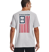 Under Armour Mens Freedom Flag T-Shirt - Quick-Drying Cotton Blend