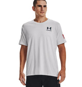 Under Armour Mens Freedom Flag T-Shirt - Quick-Drying Cotton Blend