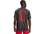 Under Armour Mens Freedom Flag T-Shirt - Quick-Drying Cotton Blend