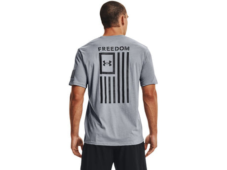 Under Armour Mens Freedom Flag T-Shirt - Quick-Drying Cotton Blend