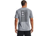 Under Armour Mens Freedom Flag T-Shirt - Quick-Drying Cotton Blend