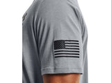 Under Armour Mens Freedom Flag T-Shirt - Quick-Drying Cotton Blend