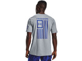 Under Armour Mens Freedom Flag T-Shirt - Quick-Drying Cotton Blend