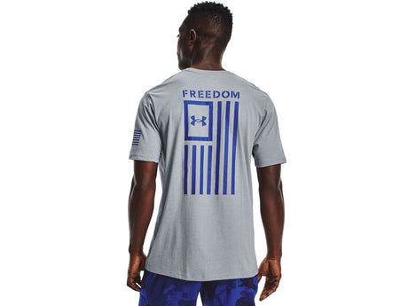 Under Armour Mens Freedom Flag T-Shirt - Quick-Drying Cotton Blend