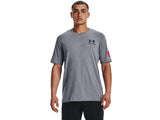 Under Armour Mens Freedom Flag T-Shirt - Quick-Drying Cotton Blend