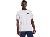 Under Armour Mens Freedom Flag T-Shirt - Quick-Drying Cotton Blend
