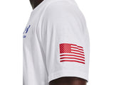 Under Armour Mens Freedom Flag T-Shirt - Quick-Drying Cotton Blend