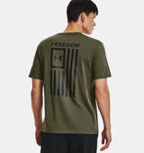 Under Armour Mens Freedom Flag T-Shirt - Quick-Drying Cotton Blend