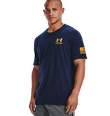 Under Armour Mens Freedom Flag T-Shirt - Quick-Drying Cotton Blend