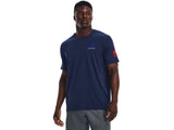 Under Armour Mens Freedom Flag T-Shirt - Quick-Drying Cotton Blend