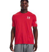 Under Armour Mens Freedom Flag T-Shirt - Quick-Drying Cotton Blend