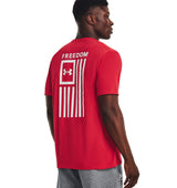Under Armour Mens Freedom Flag T-Shirt - Quick-Drying Cotton Blend
