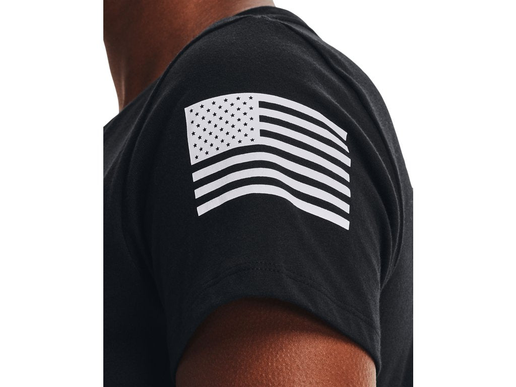 Under Armour Womens Freedom Flag Graphic T-Shirt - Quick-Drying Cotton Blend