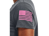 Under Armour Womens Freedom Flag Graphic T-Shirt - Quick-Drying Cotton Blend