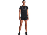 Under Armour Womens UA Freedom Logo T-Shirt - Quick-Drying Cotton Blend
