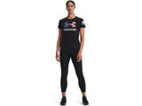 Under Armour Womens UA Freedom Logo T-Shirt - Quick-Drying Cotton Blend