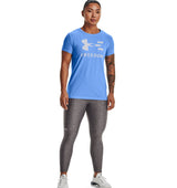 Under Armour Womens UA Freedom Logo T-Shirt - Quick-Drying Cotton Blend