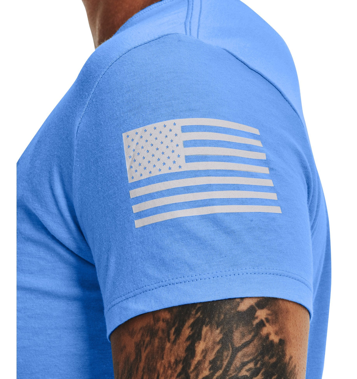Under Armour Womens UA Freedom Logo T-Shirt - Quick-Drying Cotton Blend