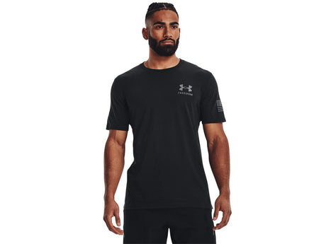 Under Armour Mens UA Freedom Banner T-Shirt - Quick-Drying Cotton Blend