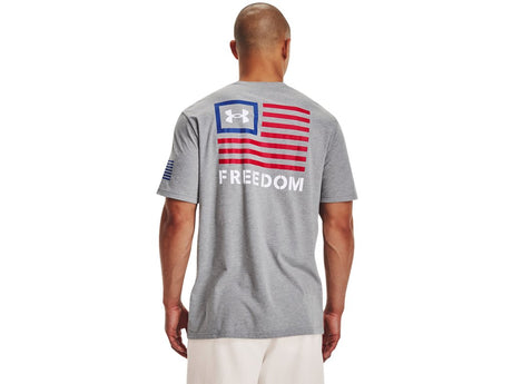 Under Armour Mens UA Freedom Banner T-Shirt - Quick-Drying Cotton Blend