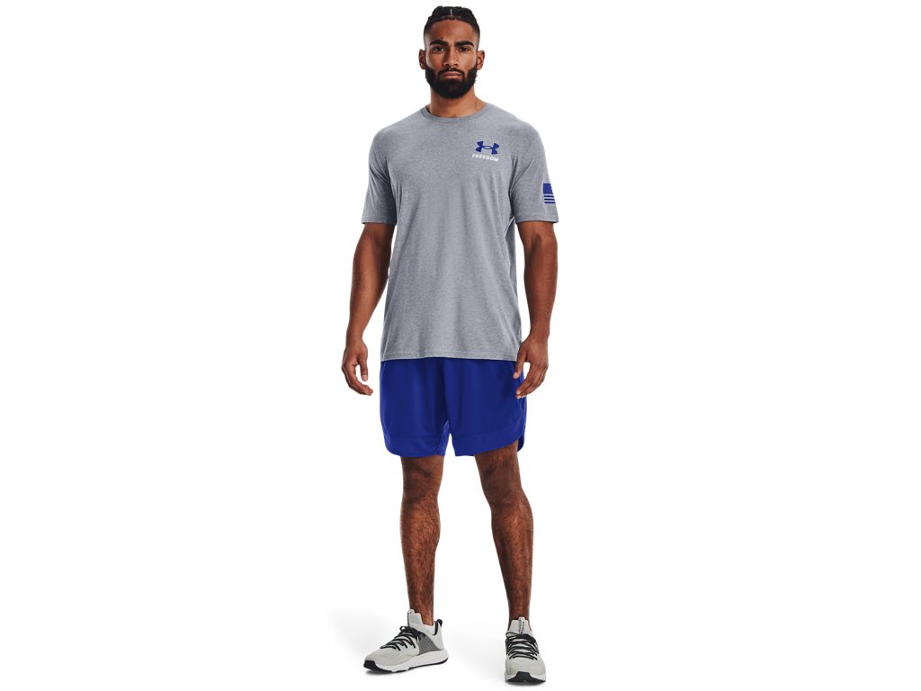 Under Armour Mens UA Freedom Banner T-Shirt - Quick-Drying Cotton Blend