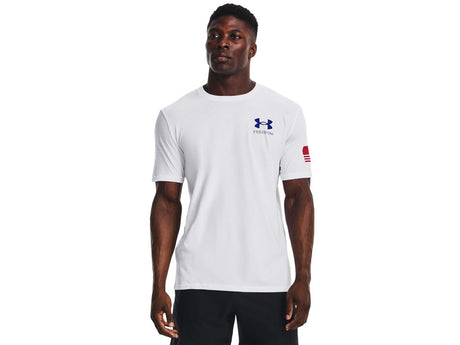 Under Armour Mens UA Freedom Banner T-Shirt - Quick-Drying Cotton Blend