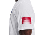 Under Armour Mens UA Freedom Banner T-Shirt - Quick-Drying Cotton Blend