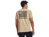 Under Armour Mens UA Freedom Banner T-Shirt - Quick-Drying Cotton Blend