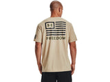 Under Armour Mens UA Freedom Banner T-Shirt - Quick-Drying Cotton Blend