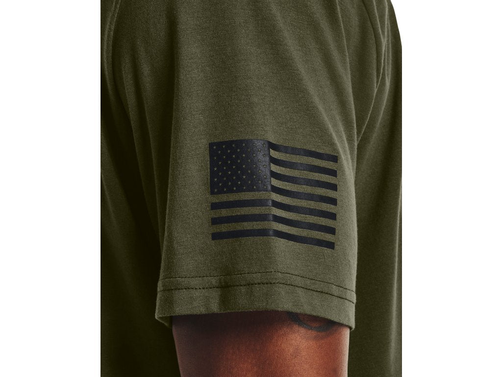 Under Armour Mens UA Freedom Banner T-Shirt - Quick-Drying Cotton Blend