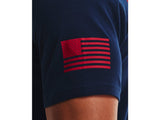 Under Armour Mens UA Freedom Banner T-Shirt - Quick-Drying Cotton Blend