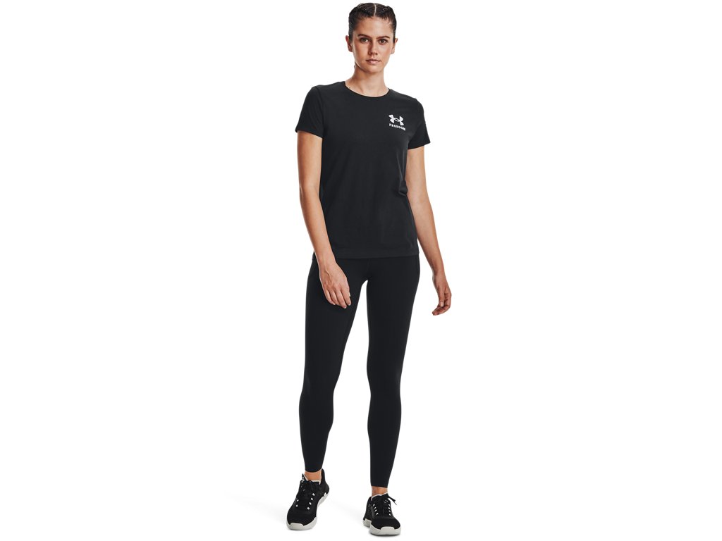 Under Armour Womens Freedom Banner T-Shirt - Quick-Drying Cotton Blend
