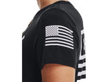 Under Armour Womens Freedom Banner T-Shirt - Quick-Drying Cotton Blend