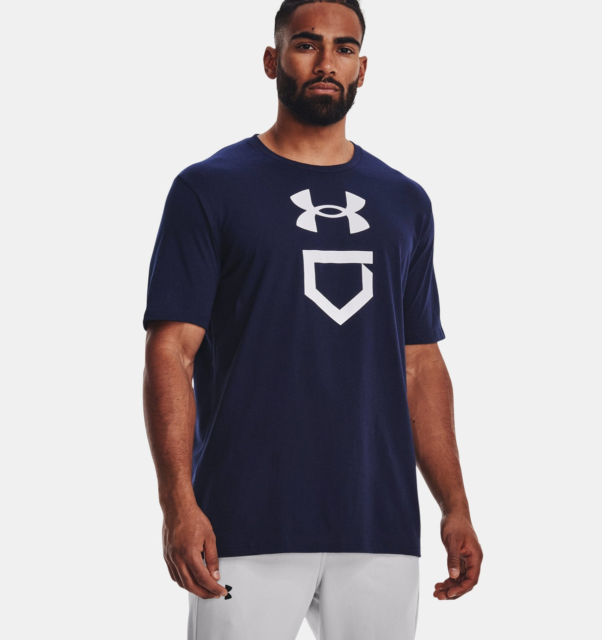Under Armour Mens UA Plate Short Sleeve T-Shirt - Quick-Drying Comfort