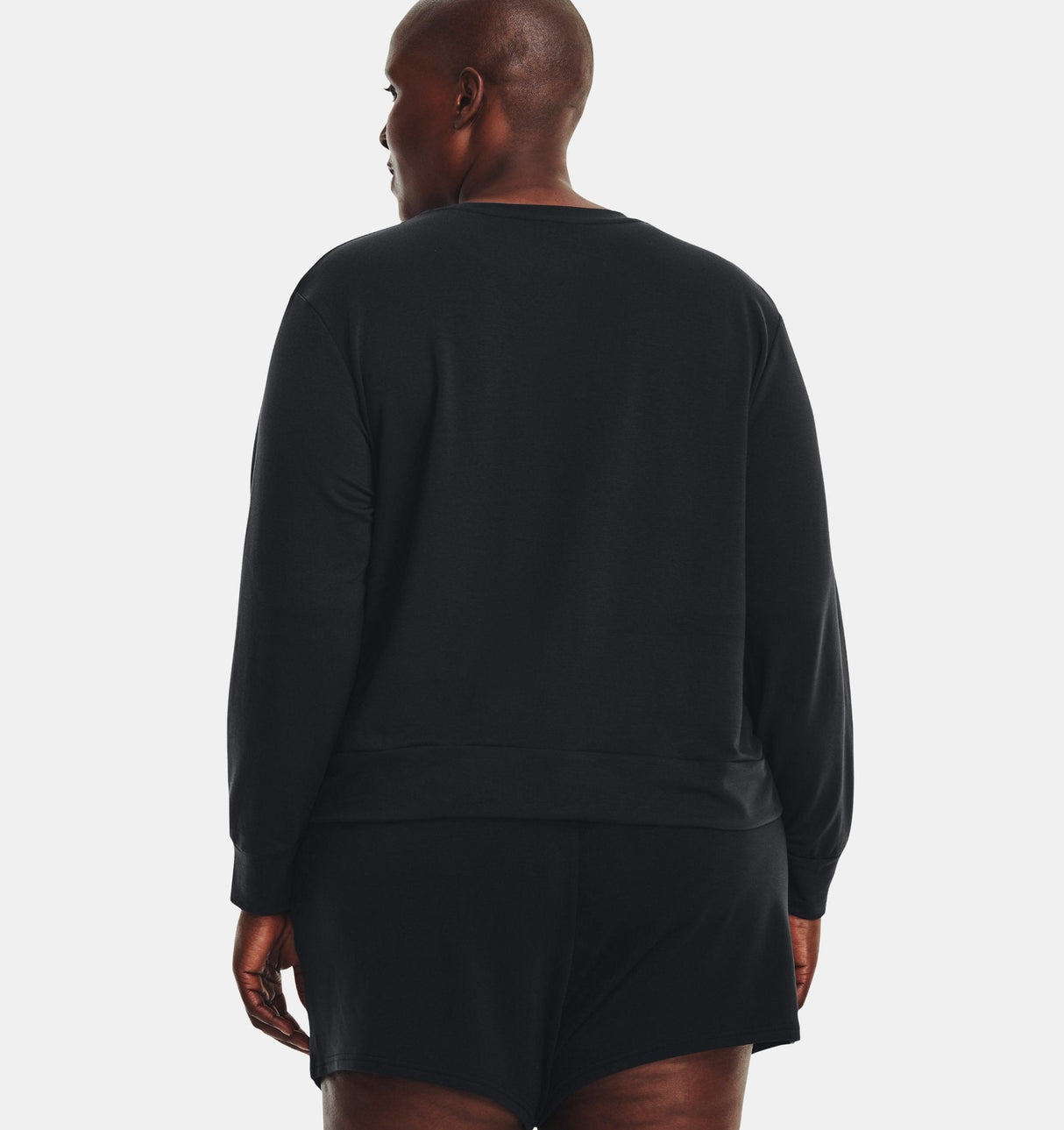 Under Armour Womens Rival Terry Long Sleeve Crew - Sweat Wicking