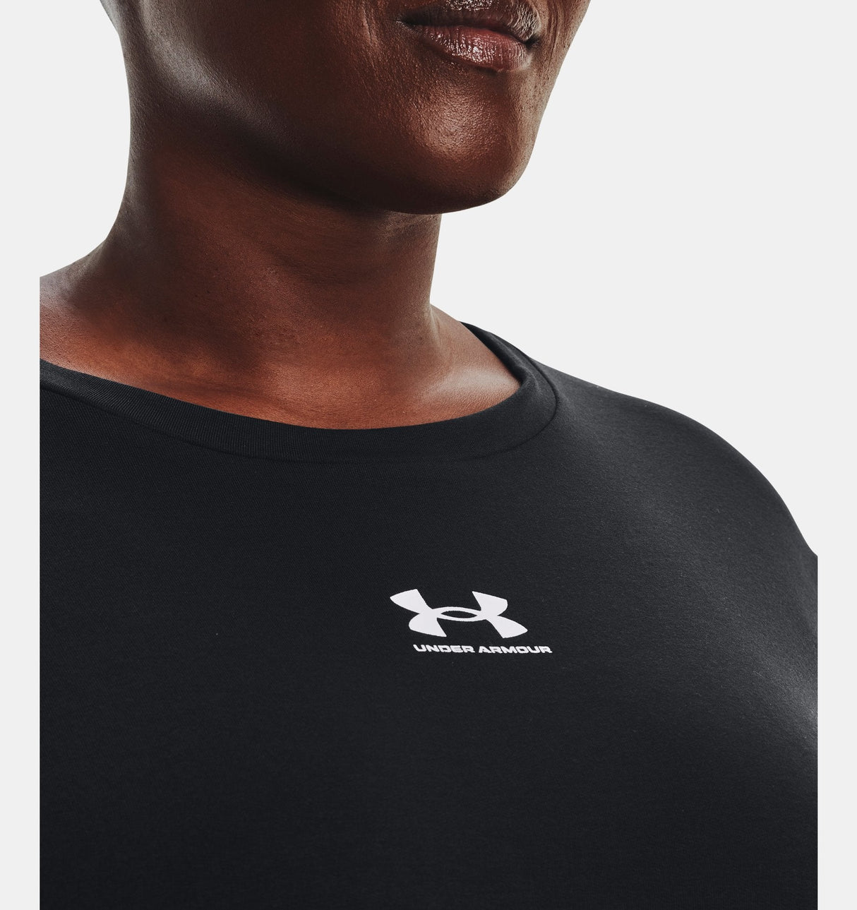 Under Armour Womens Rival Terry Long Sleeve Crew - Sweat Wicking
